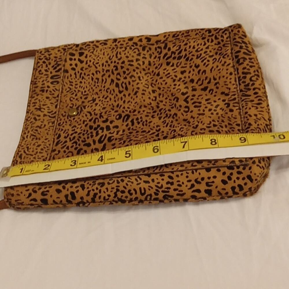 Madewell Crossbody Purse Women's The Slim Brooklyn in Mini. Animal Print - Picture 6 of 8